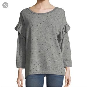 Current Elliott ruffle star sweatshirt size 1